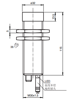 超声波传感器UCC1000-30GM-IUR2-V15(图2)