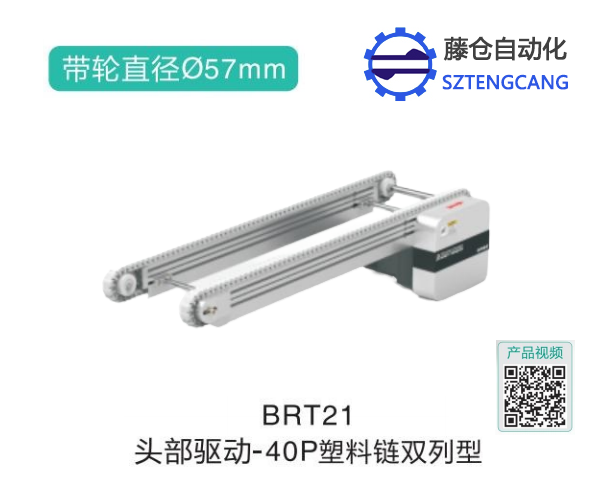 双列型头部驱动皮带链板式输送机BRT21