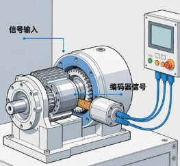 伺服电机减速机编码器信号丢失怎么快速排查？(图1)