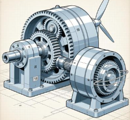 大型齿轮减速机与风电齿轮箱，串联如何解扭矩冲突？(图1)