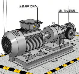 进口减速机安装时中外标准差异的协调适配