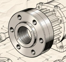 立式减速机输出端法兰，连接松动的防松处理方案？