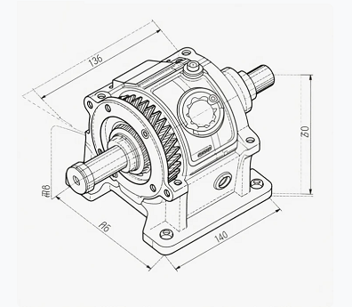 铝合金蜗轮蜗杆减速机，润滑油抗乳化性能要求(图1)
