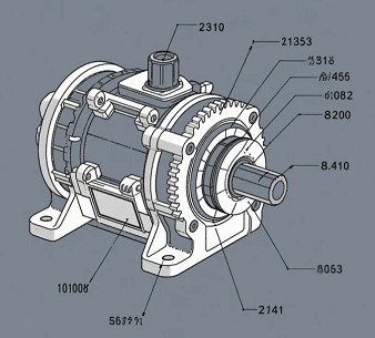 起重机减速机钢丝绳卷筒连接对中校准？(图1)