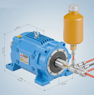 三菱减速机低温启动润滑油加热实操方法(图1) 三菱减速机低温启动润滑油加热实操方法(图1)